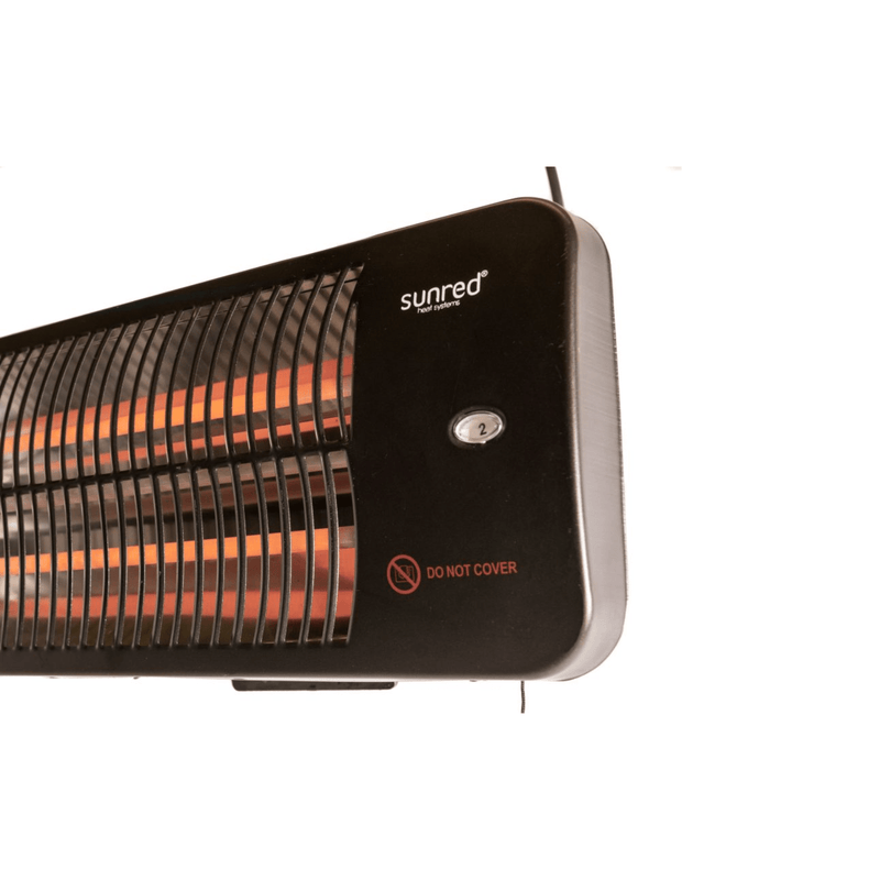 Lugo Quartz Wandmodel Grijs 2000 Watt - Tuinverwarming.com