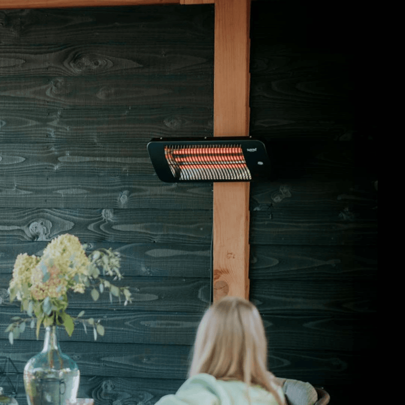 Lugo Quartz Wandmodel Grijs 2000 Watt - Tuinverwarming.com