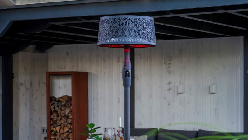 Moderna Artix Ultra SMART Staand Zwart 2000 Watt - Tuinverwarming.com