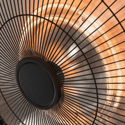 Retro Bright Staand Zwart 2100 Watt - Tuinverwarming.com