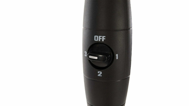 Aan/uit knop van Staande Sunred Retro Bright Zwarte heater met 2100 Watt