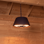 Shade Hangende Terrasverwarmer 2000W met LED - Heatix - Tuinverwarming.com