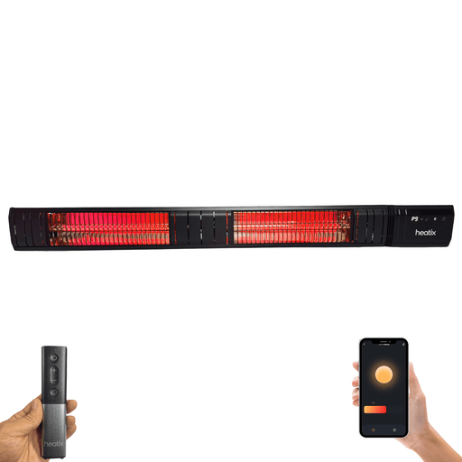 Slimme Golden shadow Heater 3000W | Heatix Terrasverwarmer - Tuinverwarming.com