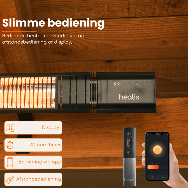 Smart Carbon Fiber Heater 2000W - Tuinverwarming.com
