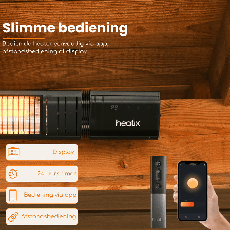 Smart Carbon Fiber Heater 2500W - Tuinverwarming.com