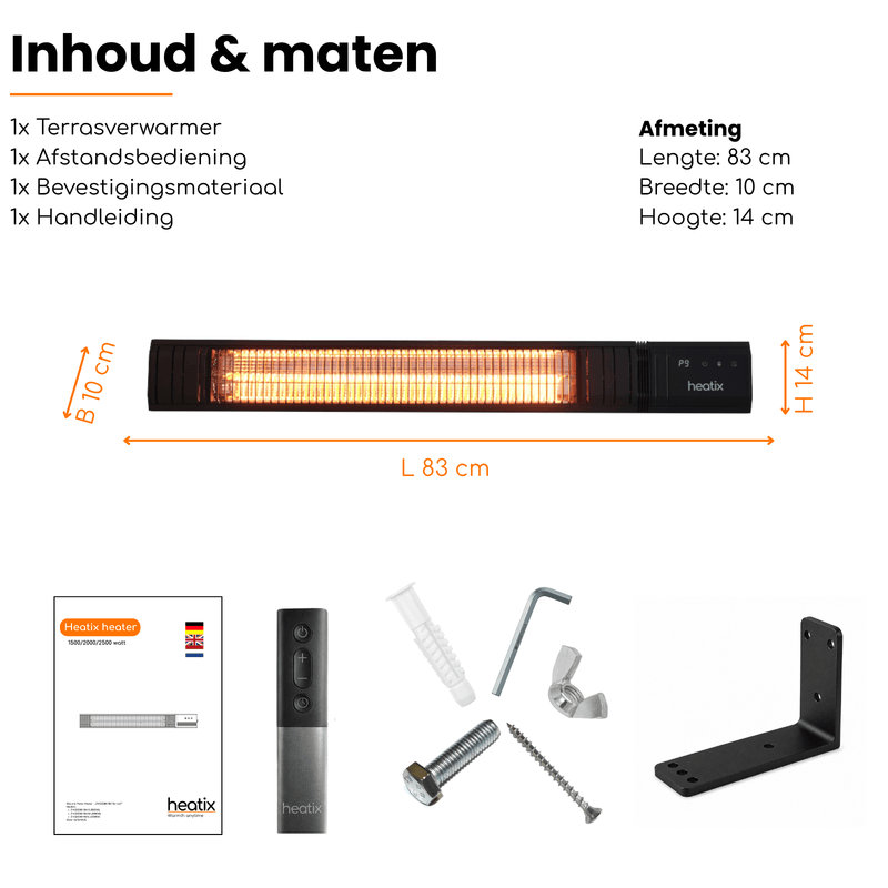 Smart Carbon Fiber Heater 2500W - Tuinverwarming.com