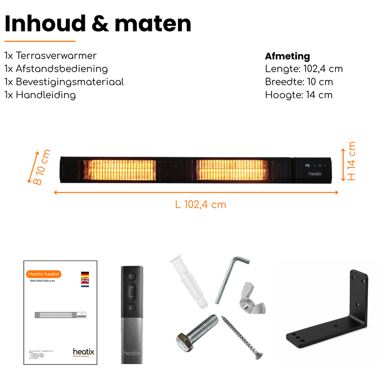 Smart Carbon Fiber Heater 3000W - Tuinverwarming.com
