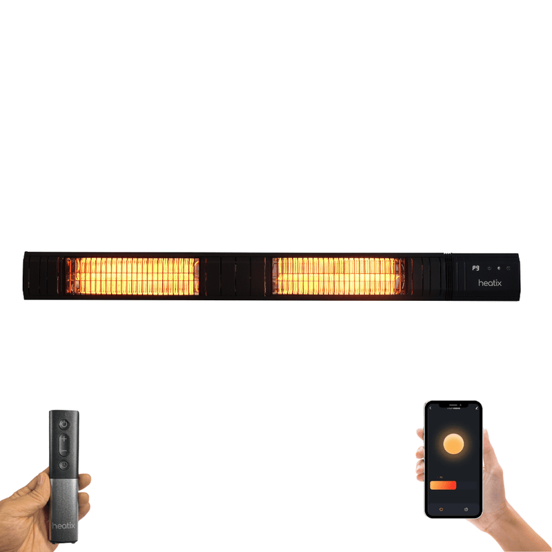 Smart Carbon Fiber Heater 3000W – Wandmodel Terrasverwarmer - Tuinverwarming.com