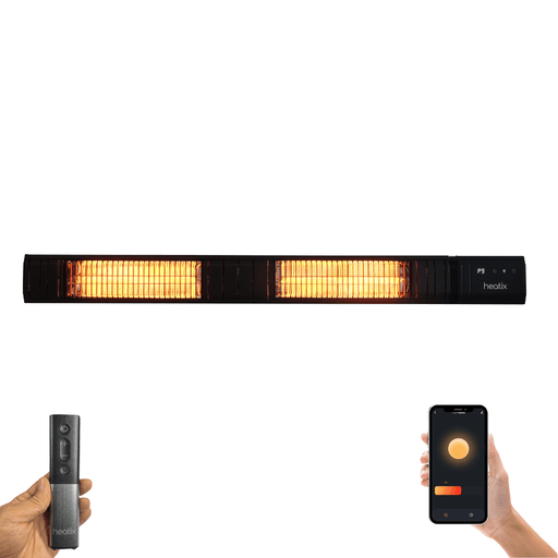 Smart Carbon Fiber Heater 3000W – Wandmodel Terrasverwarmer - Tuinverwarming.com