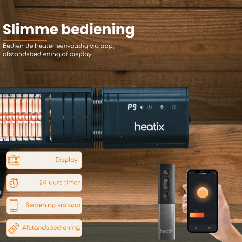 Smart Golden shadow Heater 2000W - Tuinverwarming.com