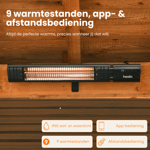 Smart Golden shadow Heater 2000W - Tuinverwarming.com
