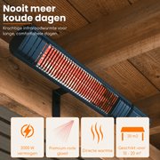 Smart Golden shadow Heater 2000W - Tuinverwarming.com