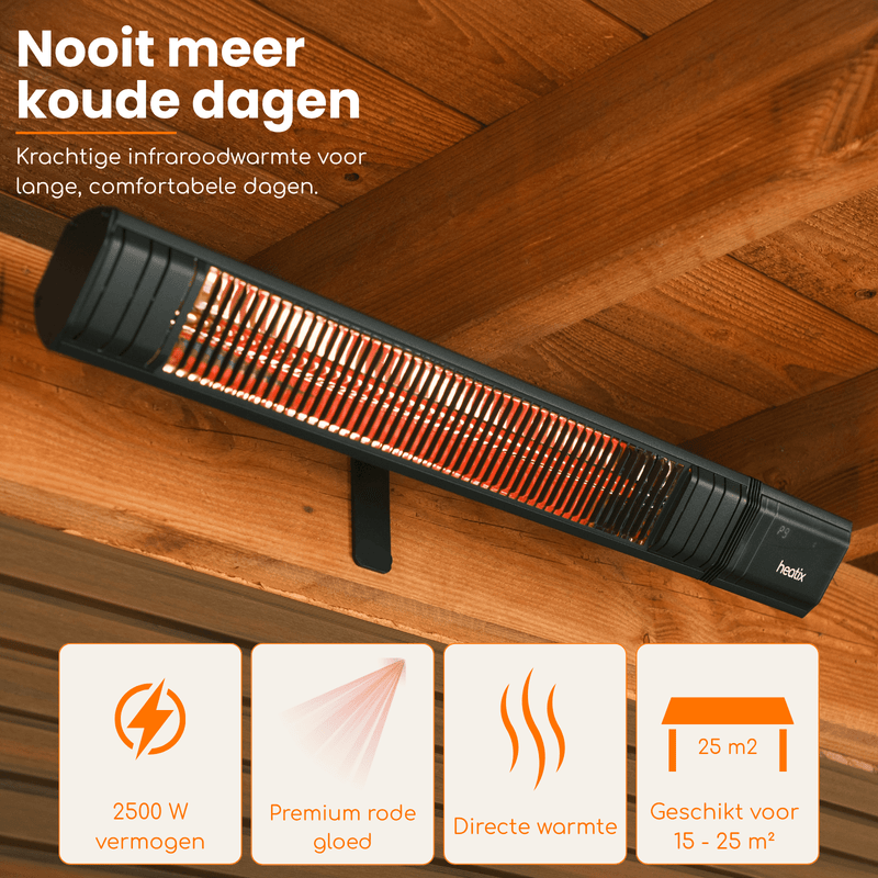 Smart Golden shadow Heater 2500W - Tuinverwarming.com