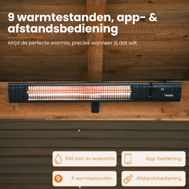 Smart Golden shadow Heater 2500W - Tuinverwarming.com