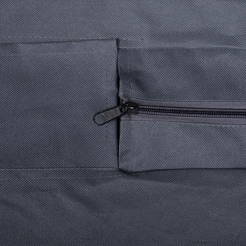 rits van de Polyester grijze Sunred hoes voor de hangende Terrasverwarmer Royal Diamond Silver