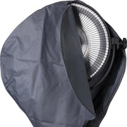 mooie stijlvolle grijze polyester Sunred hoes voor staande terrasverwarmer of heater