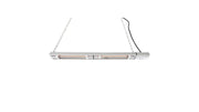 Hangende Sunred Ultra zilveren terrasverwarmer met 3000 Watt
