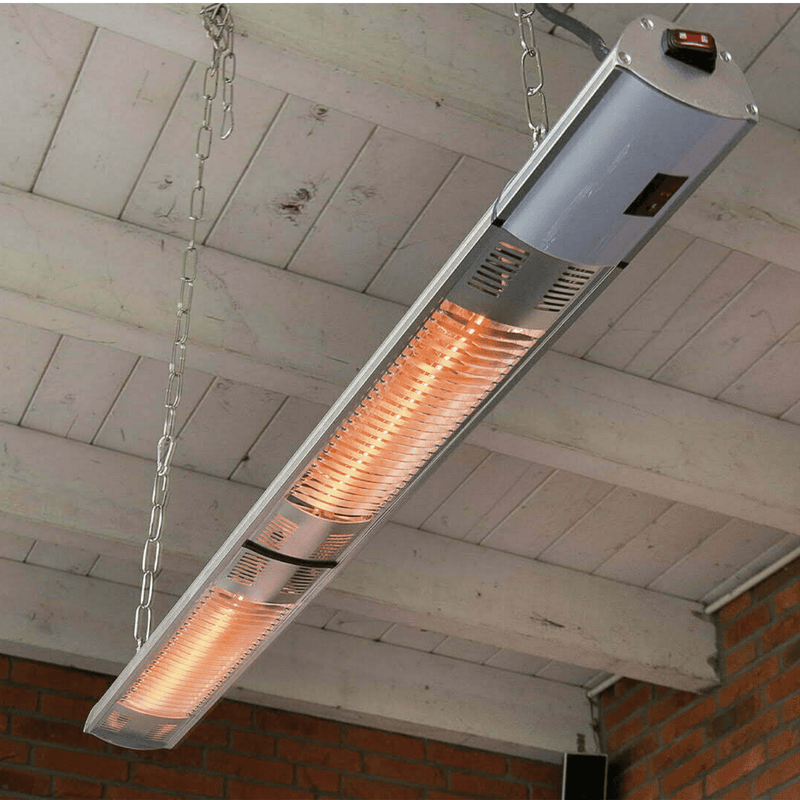 Ultra Hangend/Wand Zilver 3000 Watt - Tuinverwarming.com