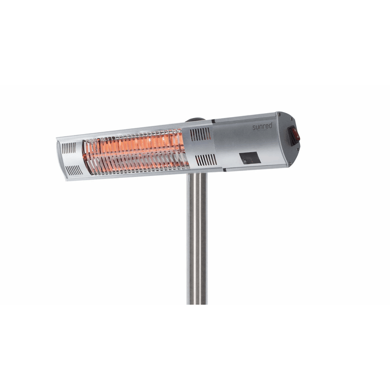 Ultra Staand Zilver 2000 Watt - Tuinverwarming.com