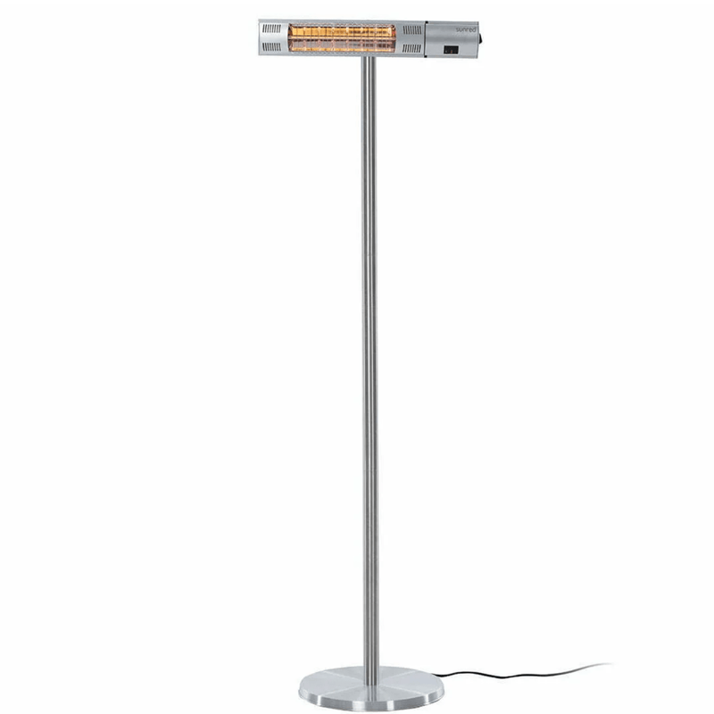 Ultra Staand Zilver 2000 Watt - Tuinverwarming.com