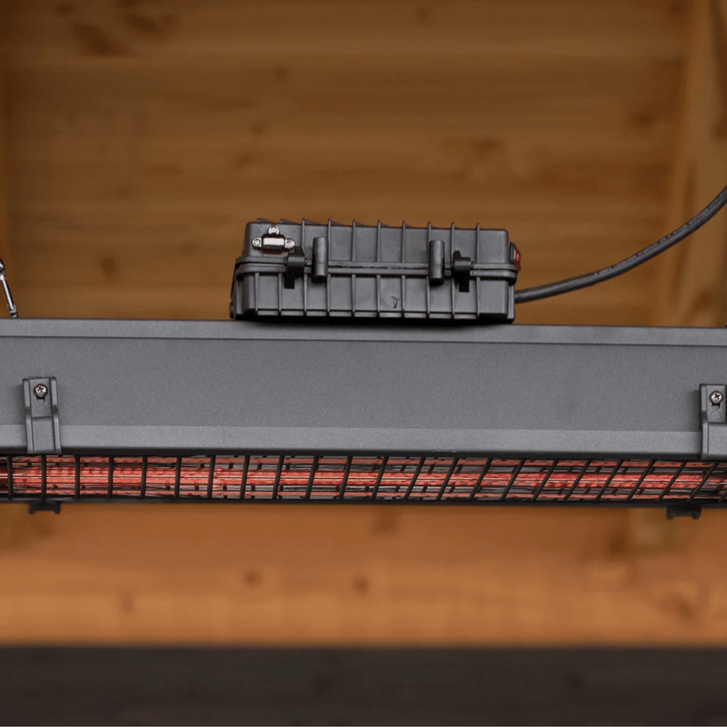 Vintage Dark Hangend Zwart 2500 Watt - Tuinverwarming.com