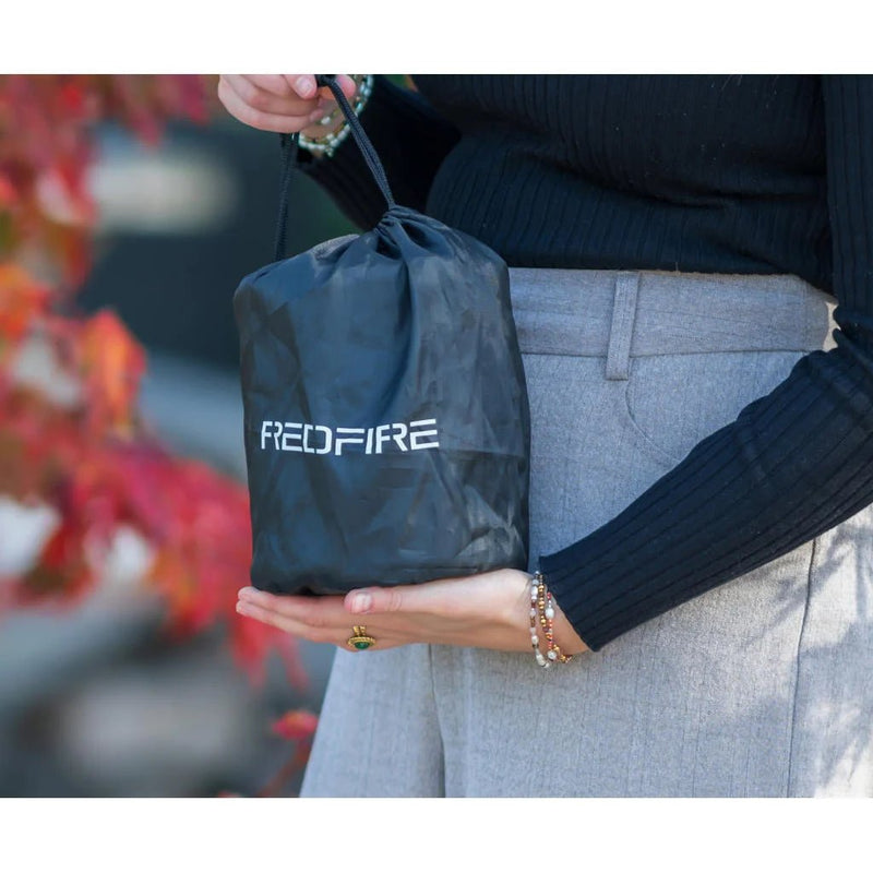 Volcano pellet table fireplace small black