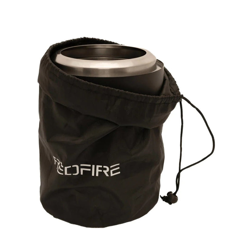 Volcano pellet table fireplace medium black