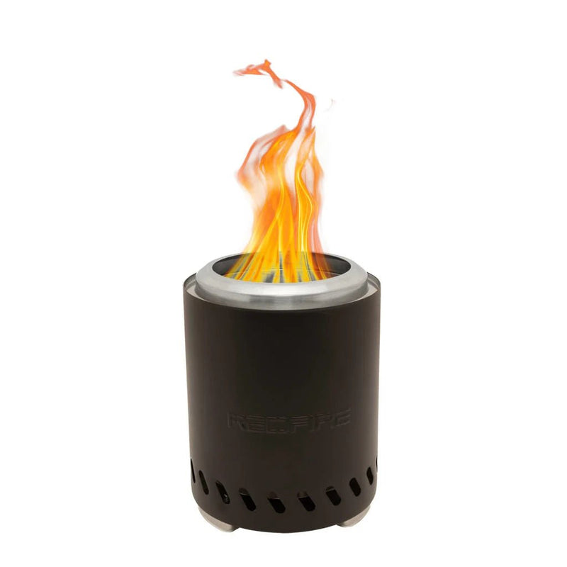 Volcano pellet table fireplace medium black