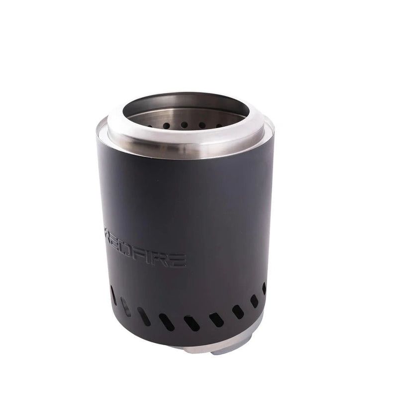 Volcano pellet table fireplace medium black