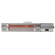 Achterkant van de Sunred rose gold zilveren Royal Diamond wand terrasverwarmer of heater met 2000 Watt